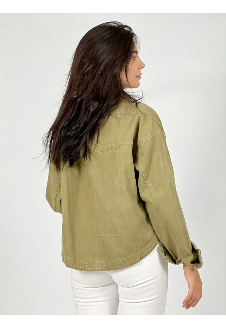 Chaqueta Mezclilla Abotonada-2