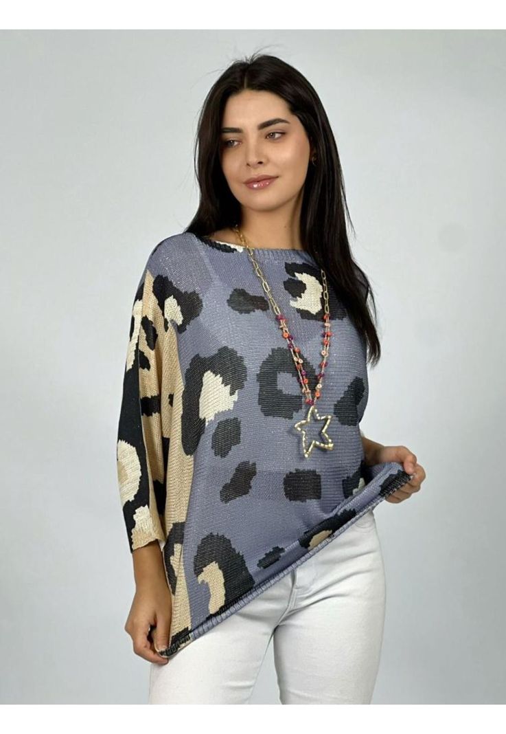 Polera Italiana Print Tricolor-1