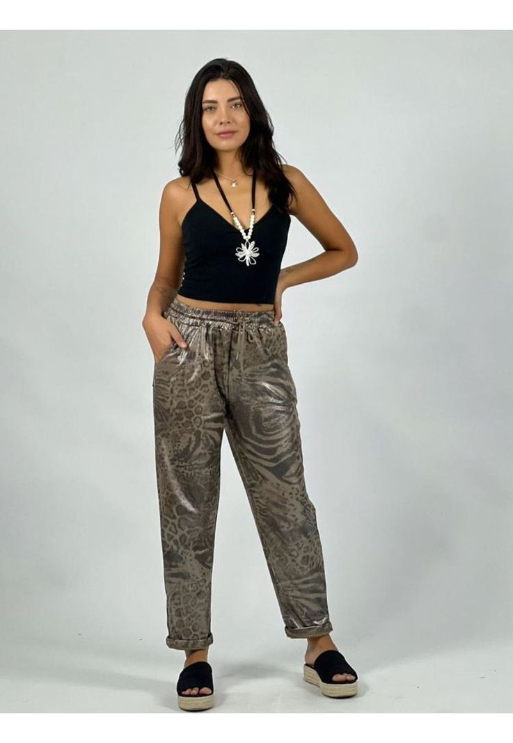 Jogger Algodón Diseño Leopardo-0
