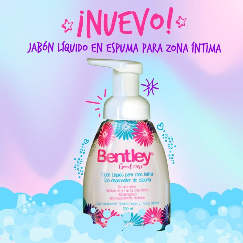 Bentley Jabon Intimo Con Dispensador De Espuma 250 ml-1