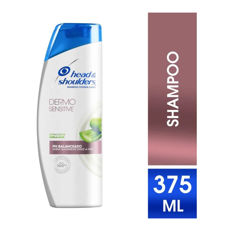 Head & Shoulders Shampoo Dermo Sensitive Aloe Vera 375 Ml-2