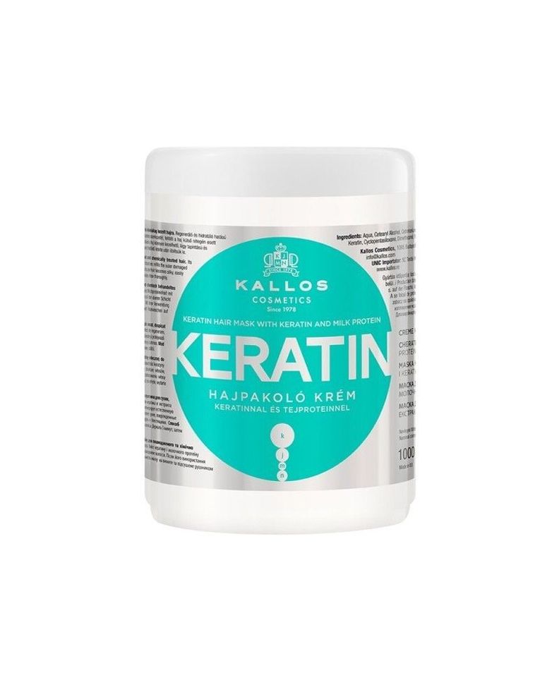 Kallos Mascara Capilar Keratin Con leche 1000ml