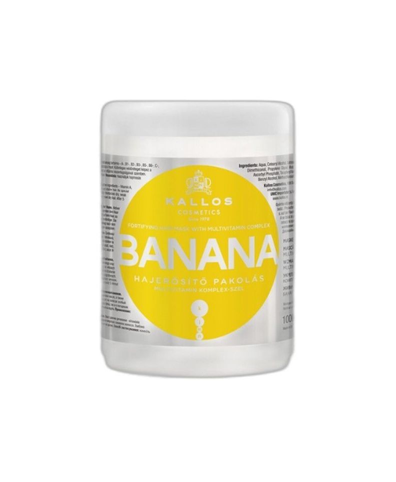 Kallos Mascara Capilar Banana Con Multivitaminas 1000ml