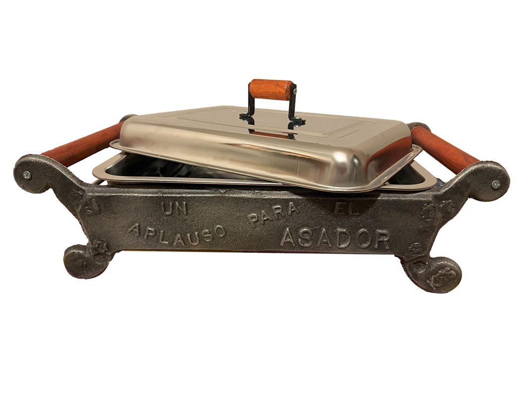Parrilla Brasero para Mesa con Tapa Un Aplauso par-1