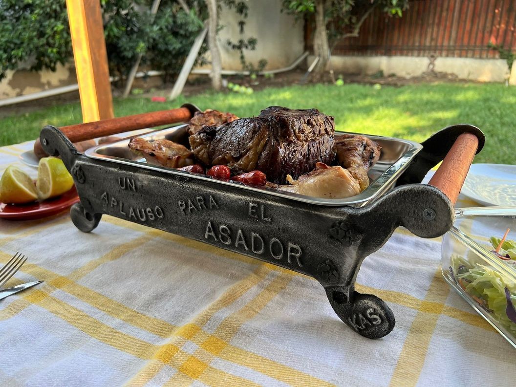 Parrilla Brasero para Mesa con Tapa Un Aplauso par-2