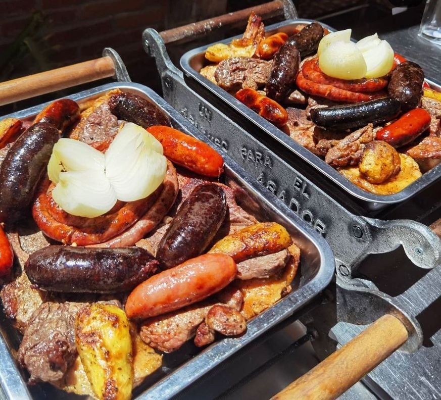 Parrilla Brasero para Mesa con Tapa Un Aplauso par-3