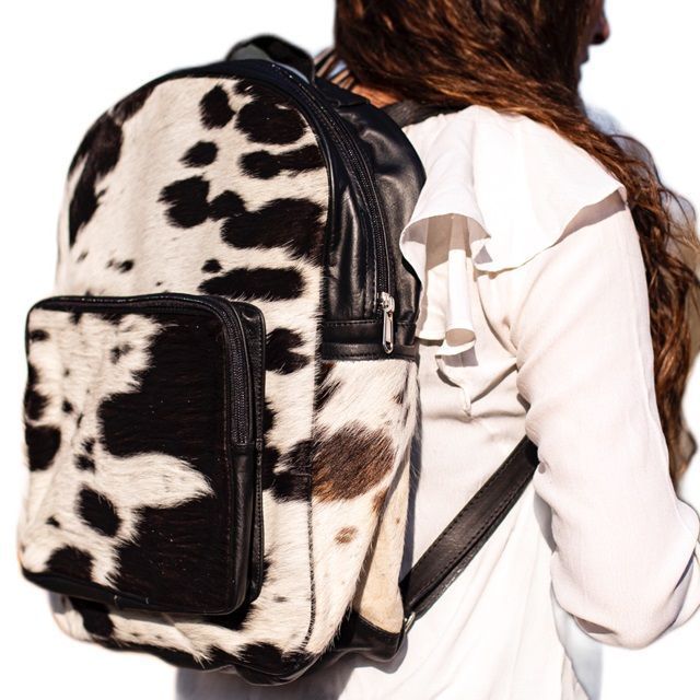Mochila Piera Marassi cuero natural genuino Modelo Mucca-0