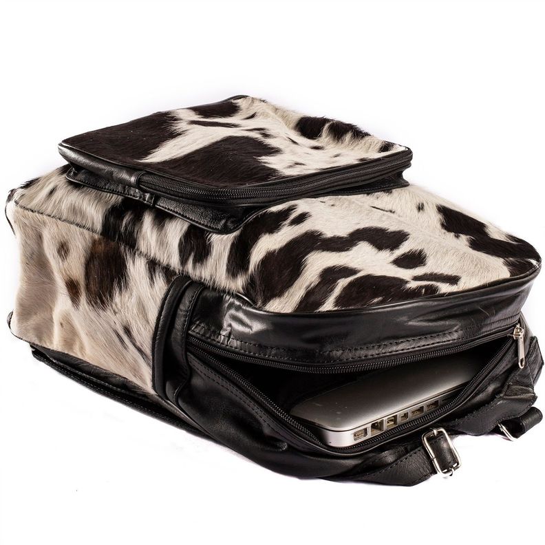 Mochila Piera Marassi cuero natural genuino Modelo Mucca-1