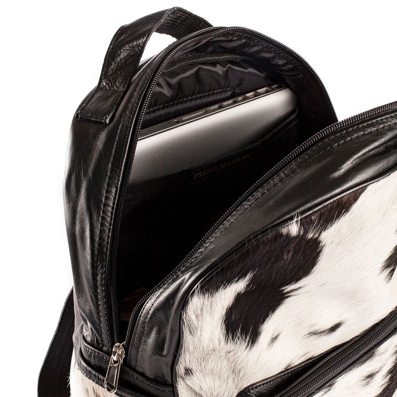 Mochila Piera Marassi cuero natural genuino Modelo Mucca-2