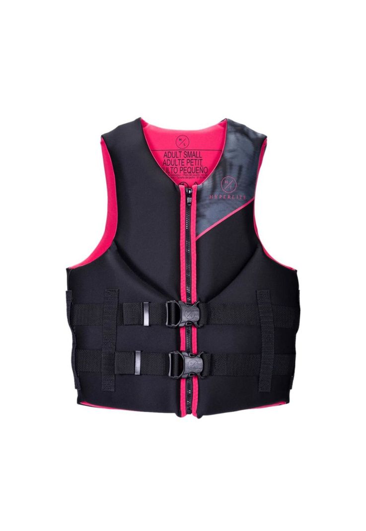 Hyperlite Chaleco Salvavidas Neopreno Rosado Mujer Talla S-0