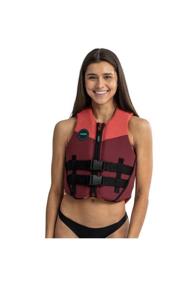 Jobe Chaleco Salvavidas Neopreno Mujer Rojo-0