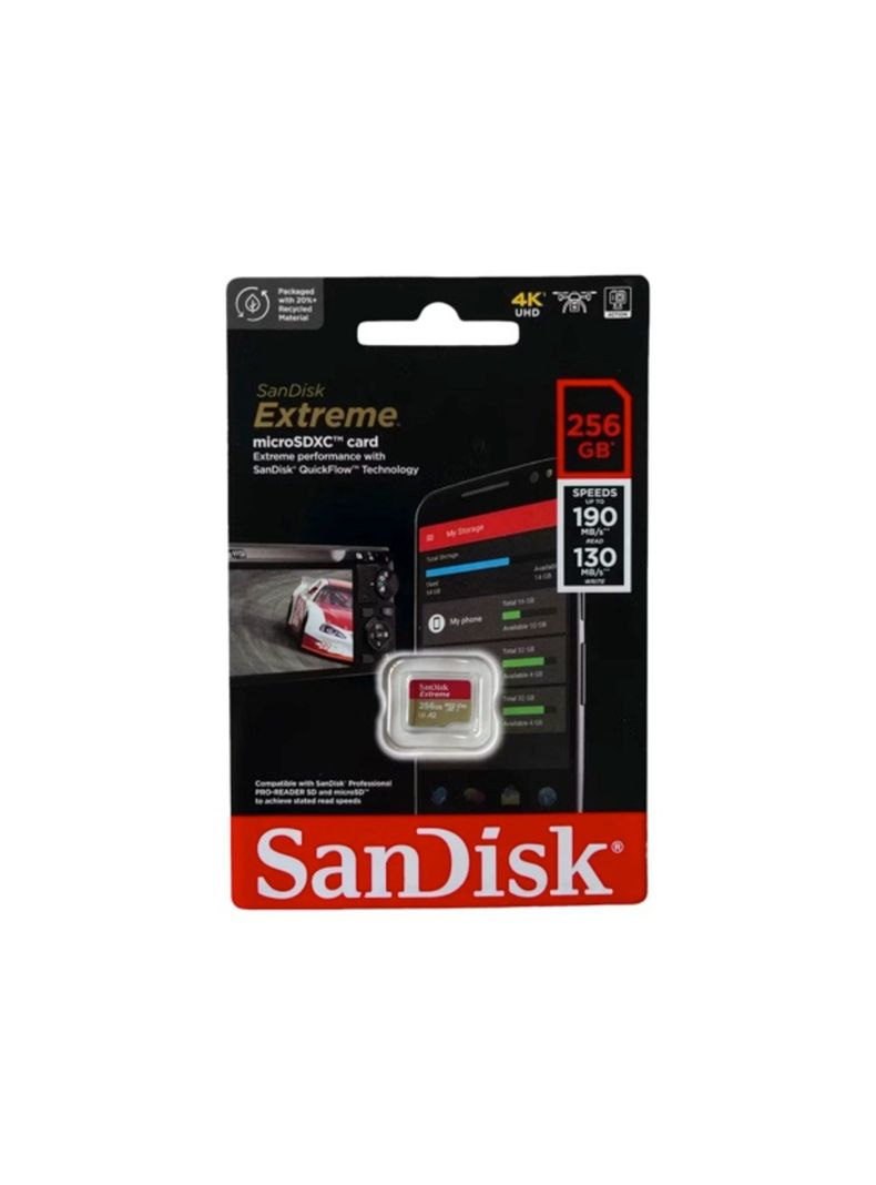 Tarjeta de Memoria Sandisk Micro Sd 256gb Extreme-2