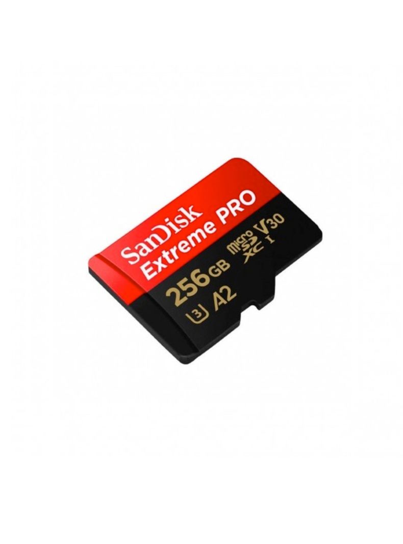 Tarjeta de Memoria Micro Sd Sandisk 256gb Extreme PRO más Adaptador-0