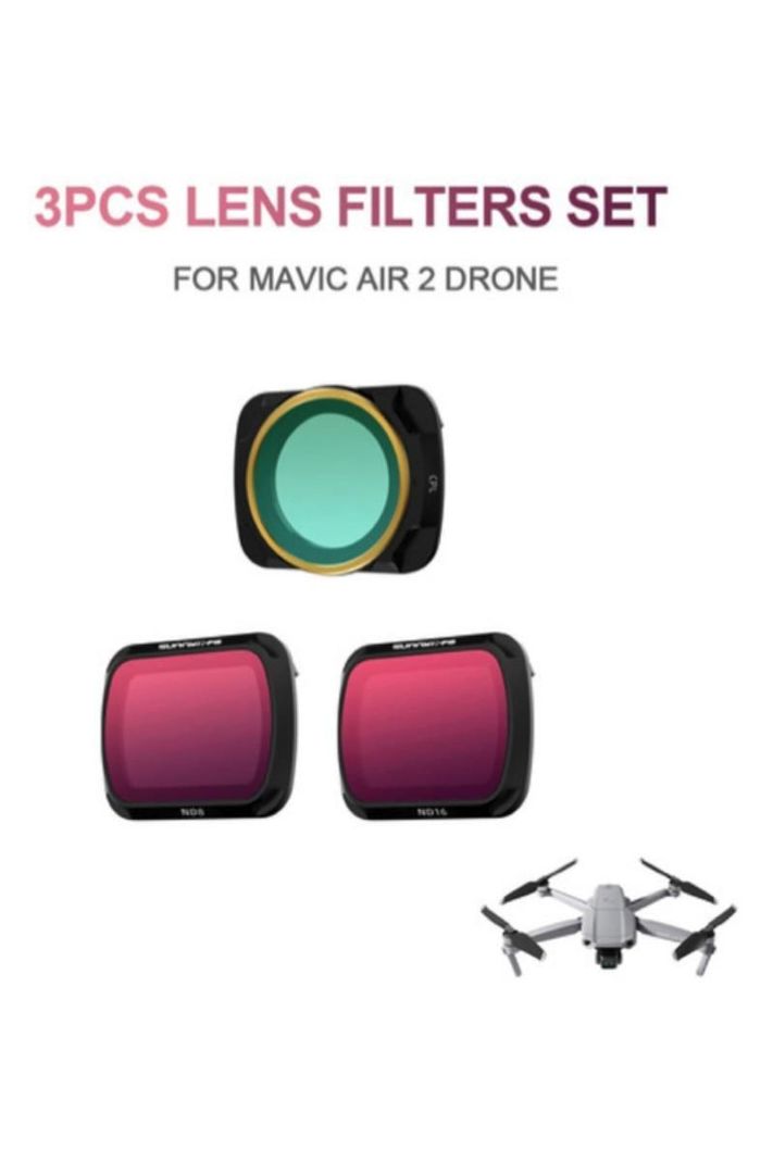 Sunnylife Mavic Air 2 Filtros Combo-1