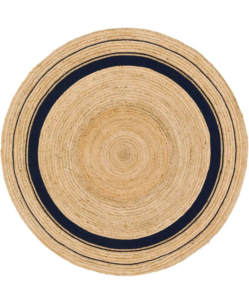 Alfombra Redonda Yute 120 cm Benares-0