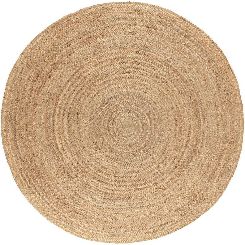 Alfombra Redonda Yute 120 cm Panaji-0