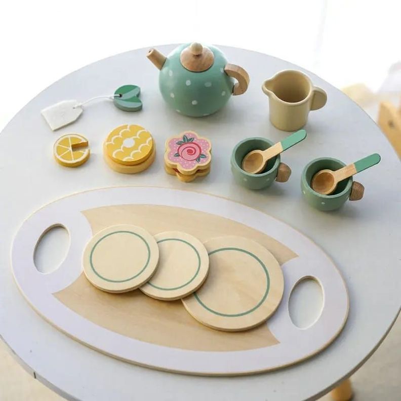 Set de Té Didáctico de Madera para Niños-2