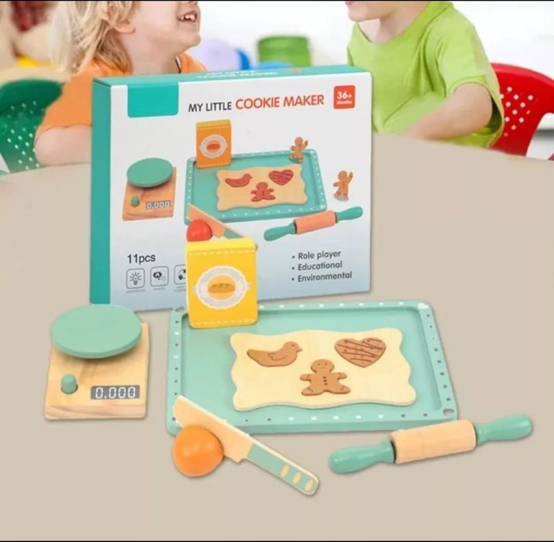 Set de Repostería Didáctico de Madera para Niños-0