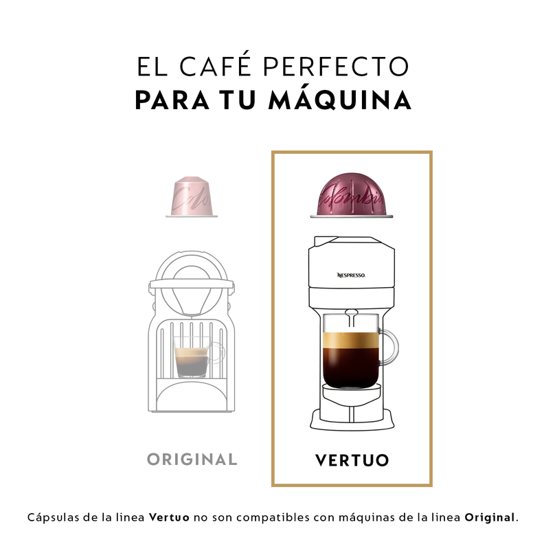 50 Cápsulas De Café Nespresso Vertuo Pack Barista Milky-3
