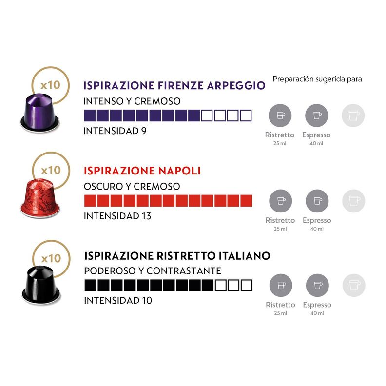 30 Cápsulas De Café Nespresso Pack Intenso-1