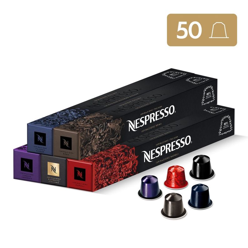 50 Cápsulas De Café Nespresso Pack Intenso-0