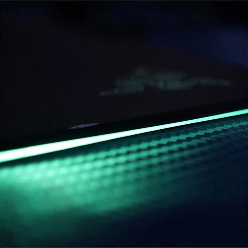 Mouse Pad Gamer Antideslizante Luz RGB Led Touch, 35x25cm-2