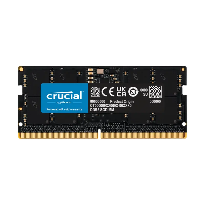 メモリー Crucial DDR5-5600 SODIMM 32GB,16gb x 2 Memoria Ram Crucial 32GB DDR5 5600Mhz SODIMM Notebook Crucial