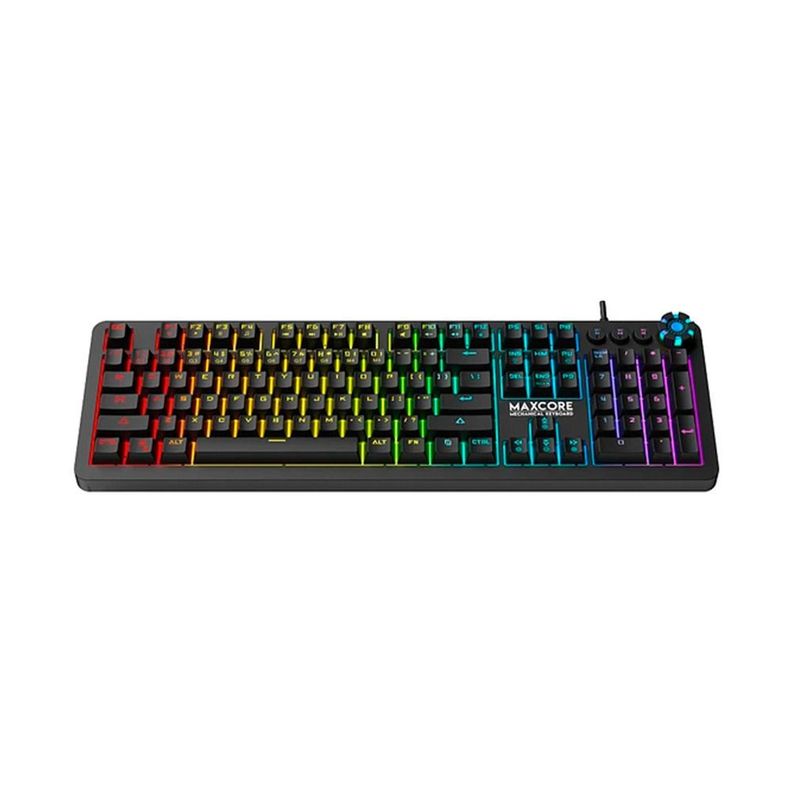 Teclado Gamer Mecánico Max Core MK852 Black, full antighost-2