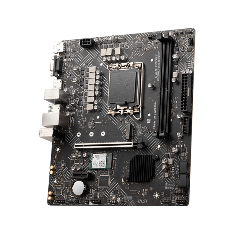 Placa Madre MSI PRO H610M-G WIFI, LGA 1700, DDR5, mATX-2