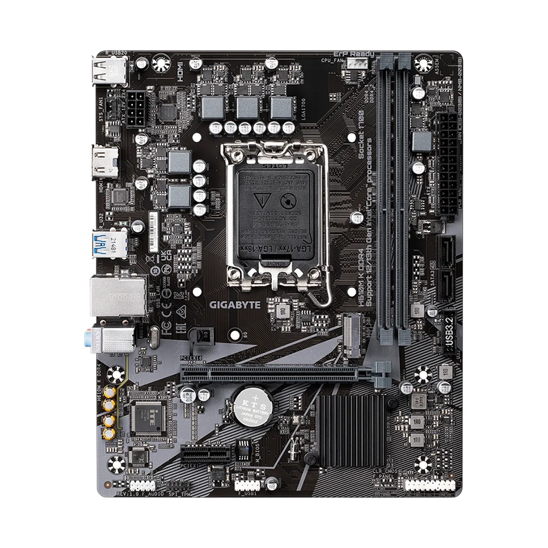 Placa Madre Gigabyte H610M K DDR4, LGA1700, M.2, Micro-ATX-2