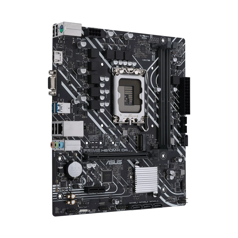 Placa Madre Asus Prime H610M-K D4, LGA1700, DDR4, MicroATX-3