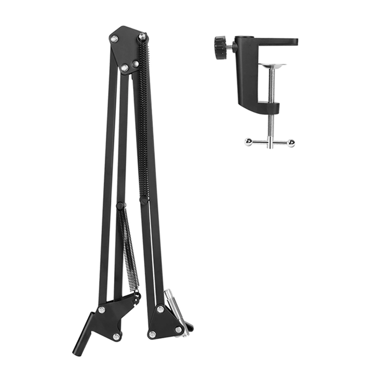 Brazo Soporte De Micrófono Ajustable Atril Metalico-3