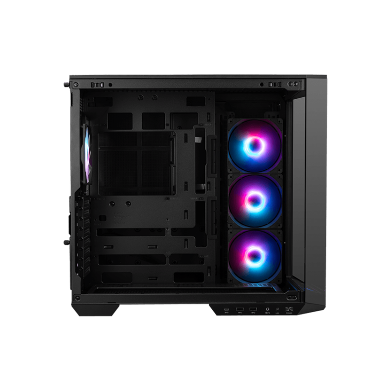 Gabinete Gamer Msi 100R PZ Black Vidrio templado Usb 3.2-1