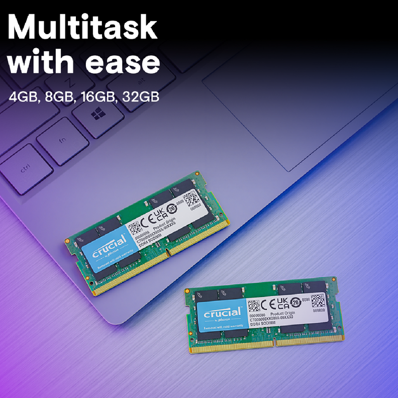 Memoria Ram Crucial 16GB DDR4 3200Mhz SODIMM Notebook Crucial
