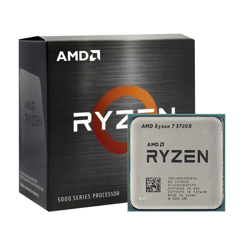 Procesador AMD Ryzen 7 5700X (AM4, 8 Cores, 16 Hilos, 3.4/4.6GHz