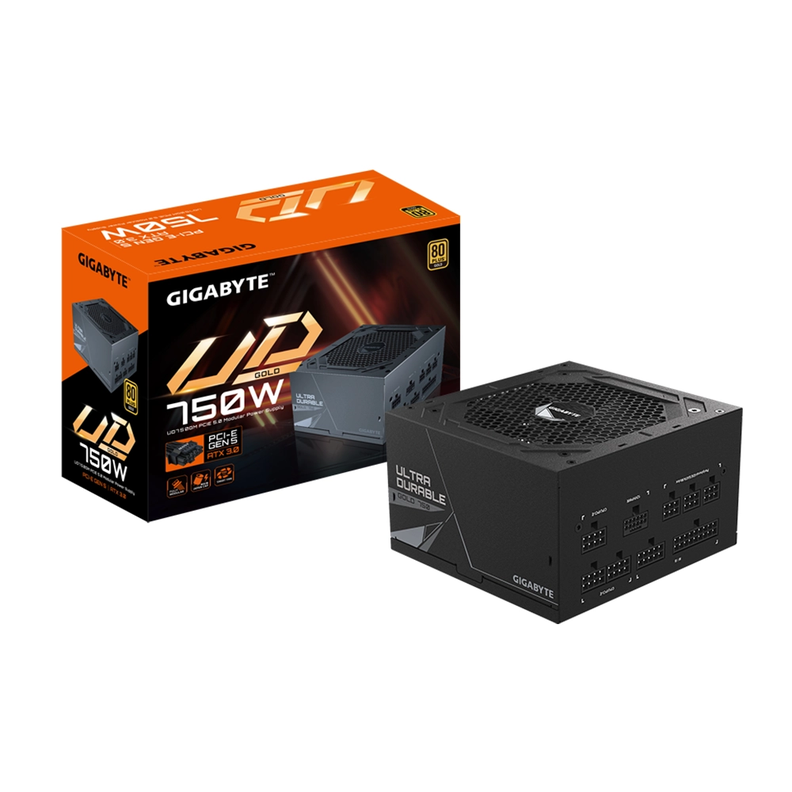 Fuente de Poder Gigabyte 750W UD750GM PG5, 80+ Gold, Modular-1