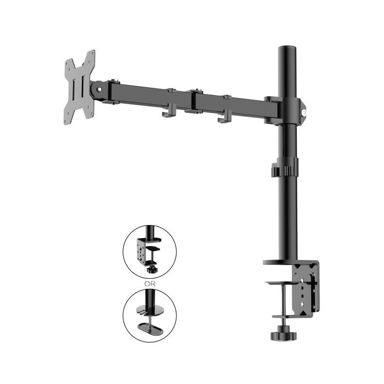 Soporte Monitor Brazo articulado, anclaje escritorio, 13"-32″, carga 8kg-3