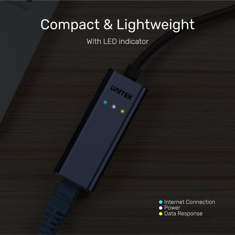 Adaptador USB 3.0 a Gigabit Ethernet con adaptador USB-C-6