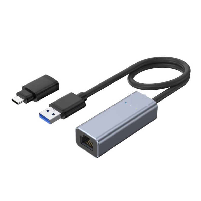 Adaptador USB 3.0 a Gigabit Ethernet con adaptador USB-C-0