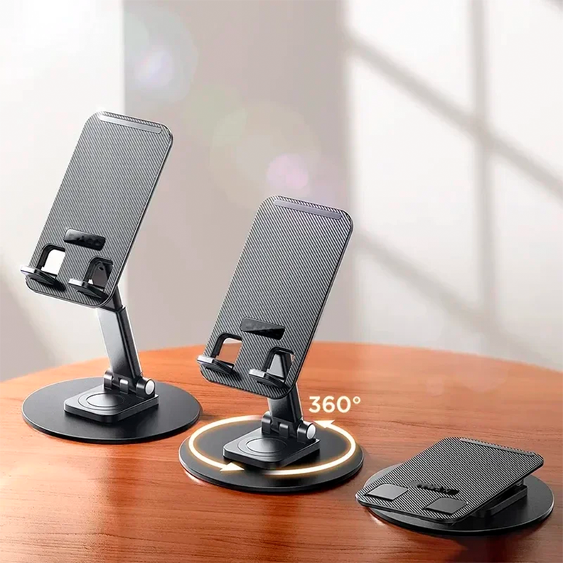 Soporte Base Plegable Gira 360 Para Celular y Tablet, Vanto-4