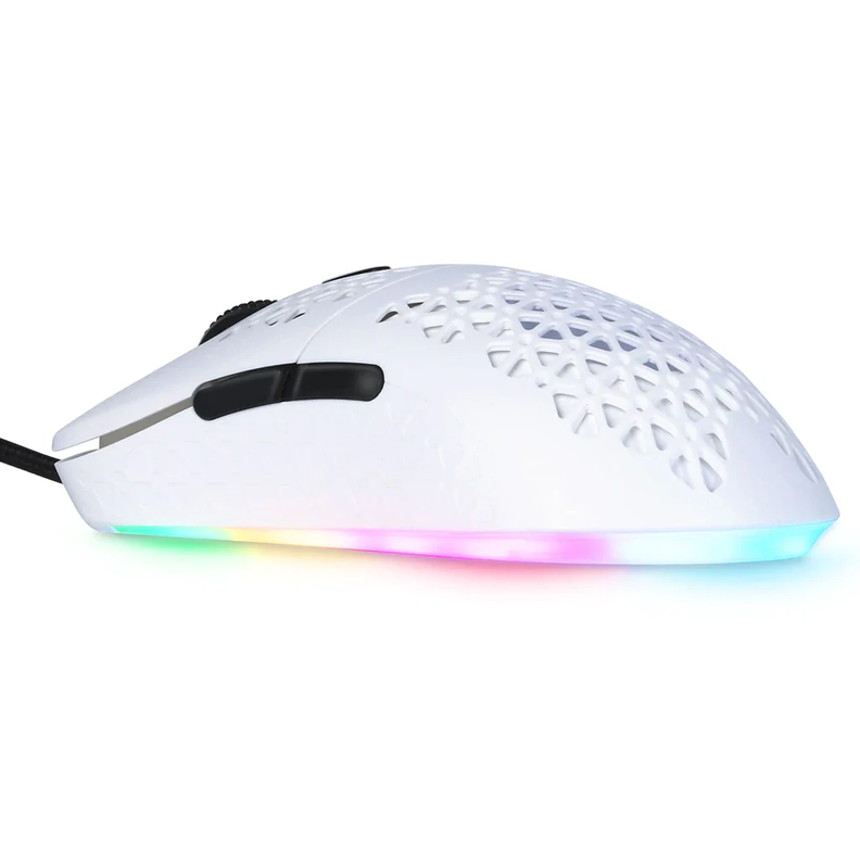 Mouse Gamer Onikuma Cw911 Óptico, Rgb, Ventilación, Blanco-0
