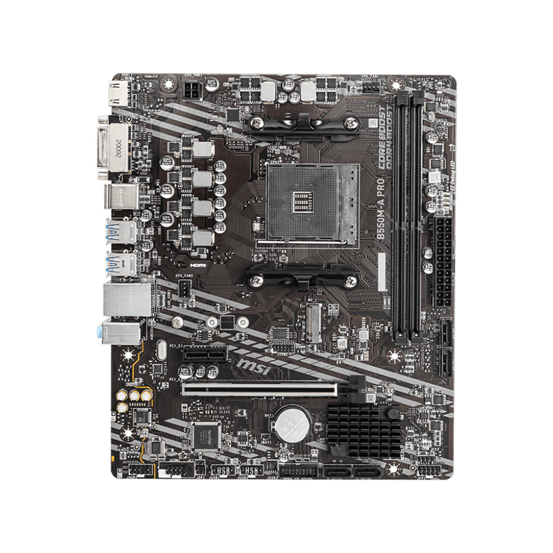Placa Madre MSI B550M-A PRO, AM4, DDR4,, M2, Micro-ATX-3