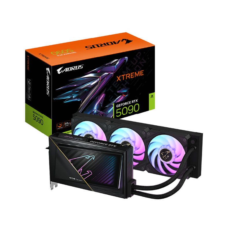 Tarjeta Video Aorus RTX 5090 Xtreme Waterforce 32G GDDR7 PciE-5-0