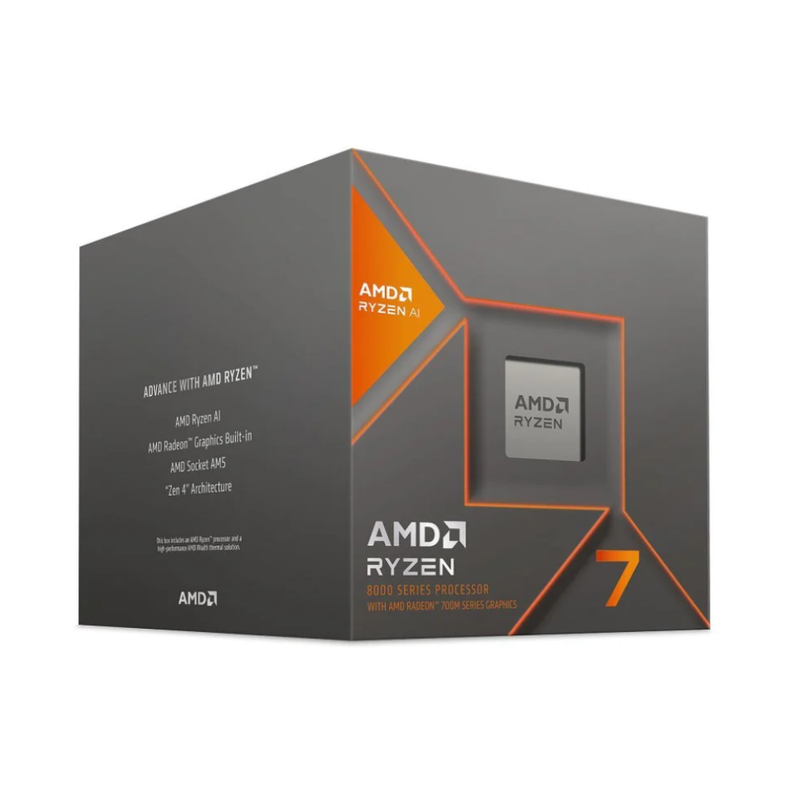 Procesador AMD Ryzen 7 8700G, 8 Nucleos, 16 Hilos, Gráficos Radeon 780M, Socket-0