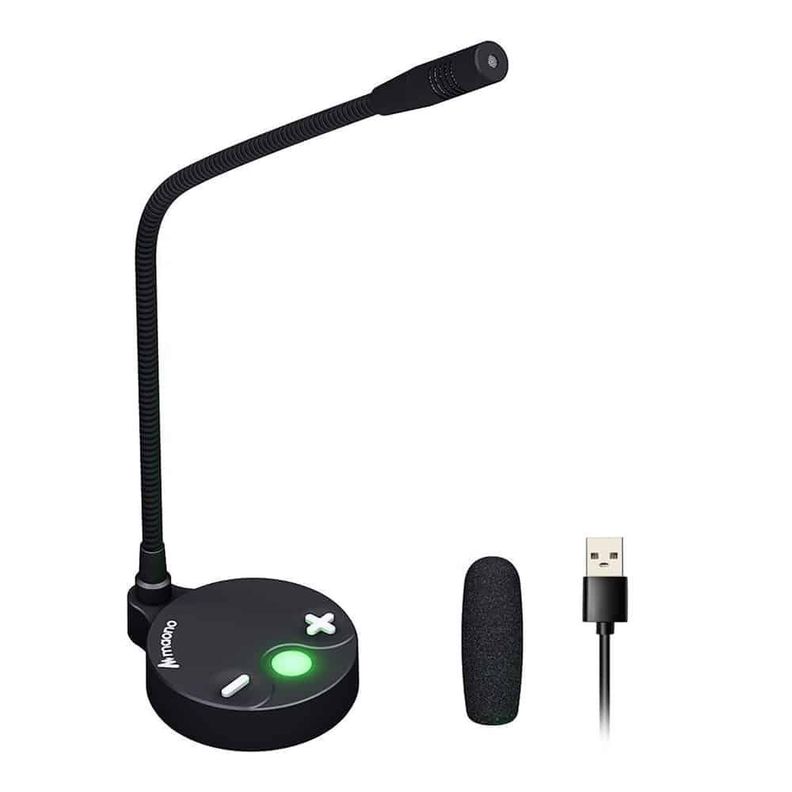 Micrófono de sobremesa MAONO AU-GM10, USB, Flexible-0