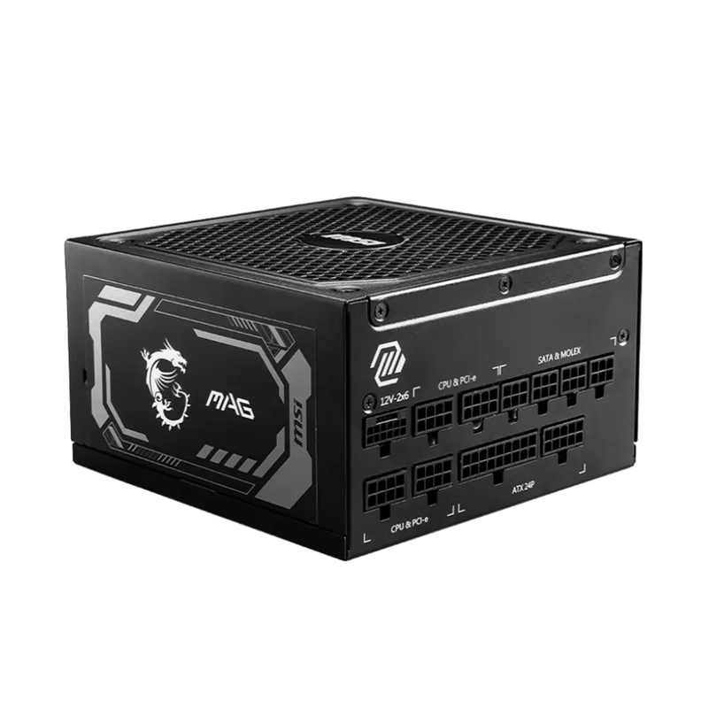   Fuente de Poder MSI MAG A1250GL PCIE5, 1250 W, 80+ Gold, Modular-0