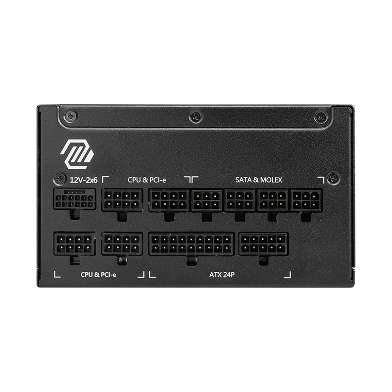   Fuente de Poder MSI MAG A1250GL PCIE5, 1250 W, 80+ Gold, Modular-1
