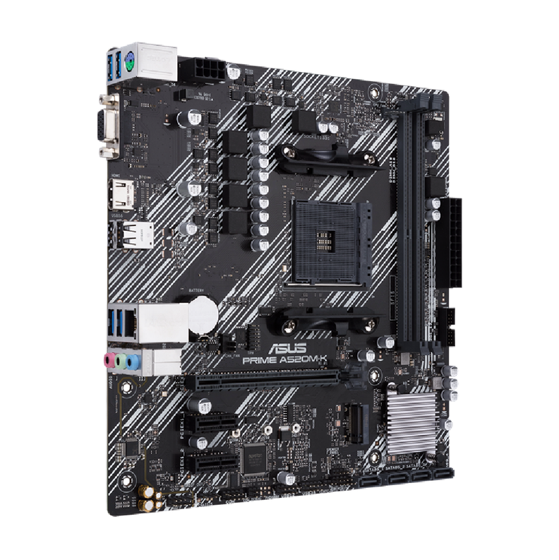Placa Madre Asus PRIME A520M-K/CSM AM4 DDR4, mATX Dual Chanel-2