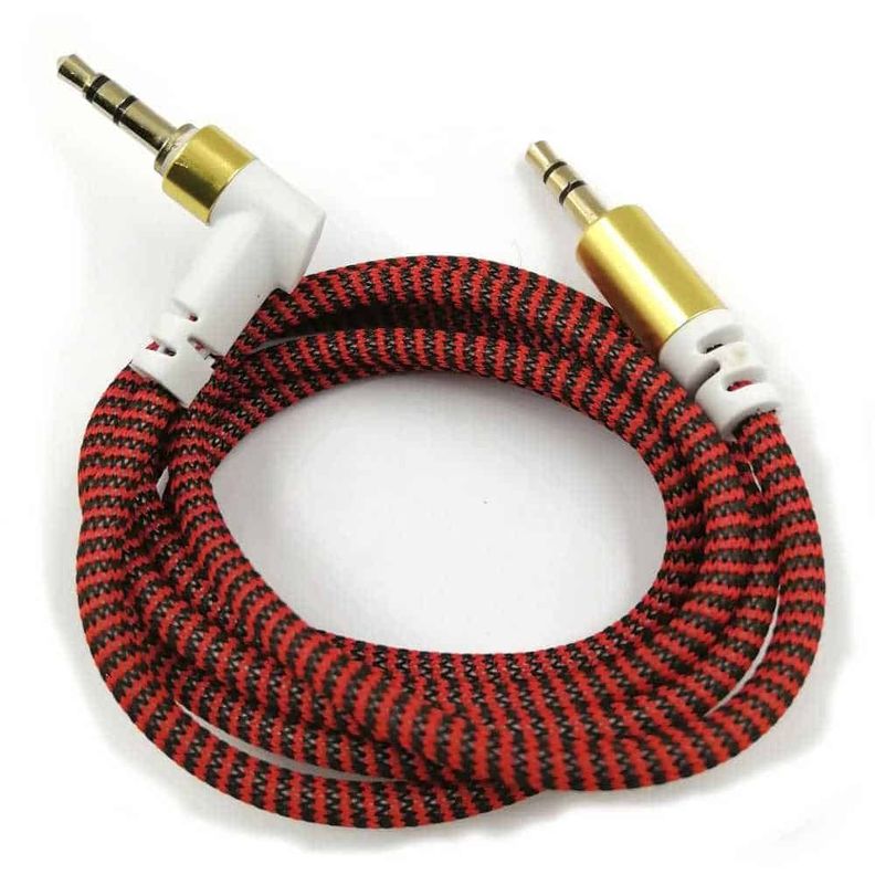 Cable Dblue auxiliar, 3.5mm a 3.5mm, plug a plug, 1m-0