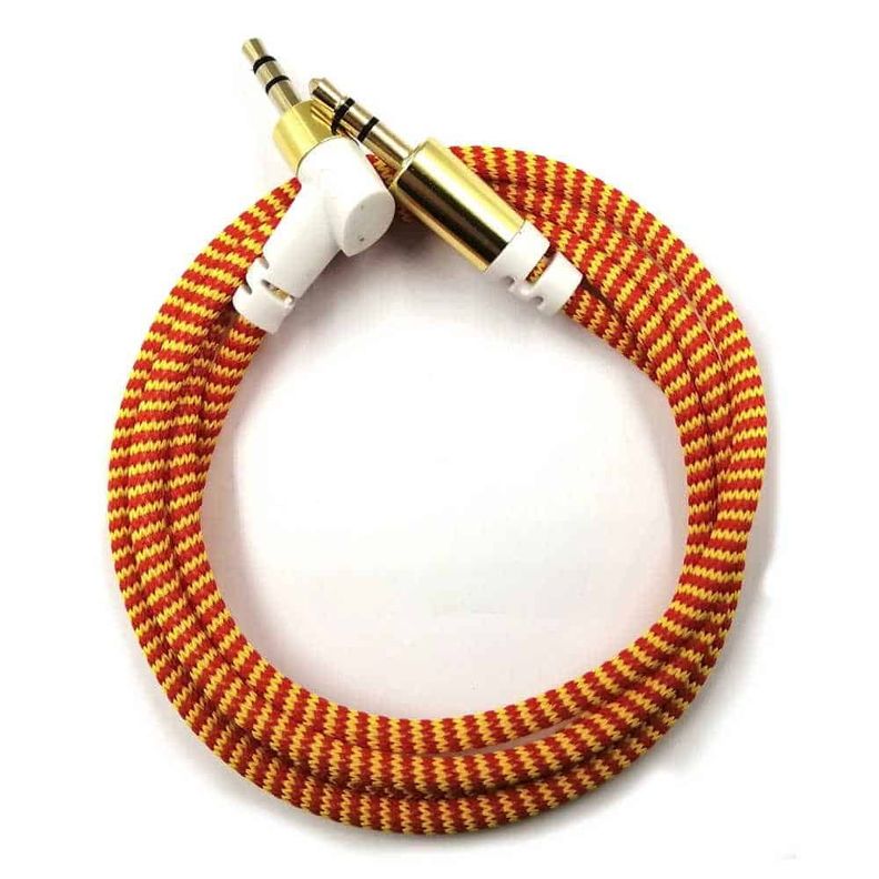 Cable Dblue auxiliar, 3.5mm a 3.5mm, plug a plug, 1m-2